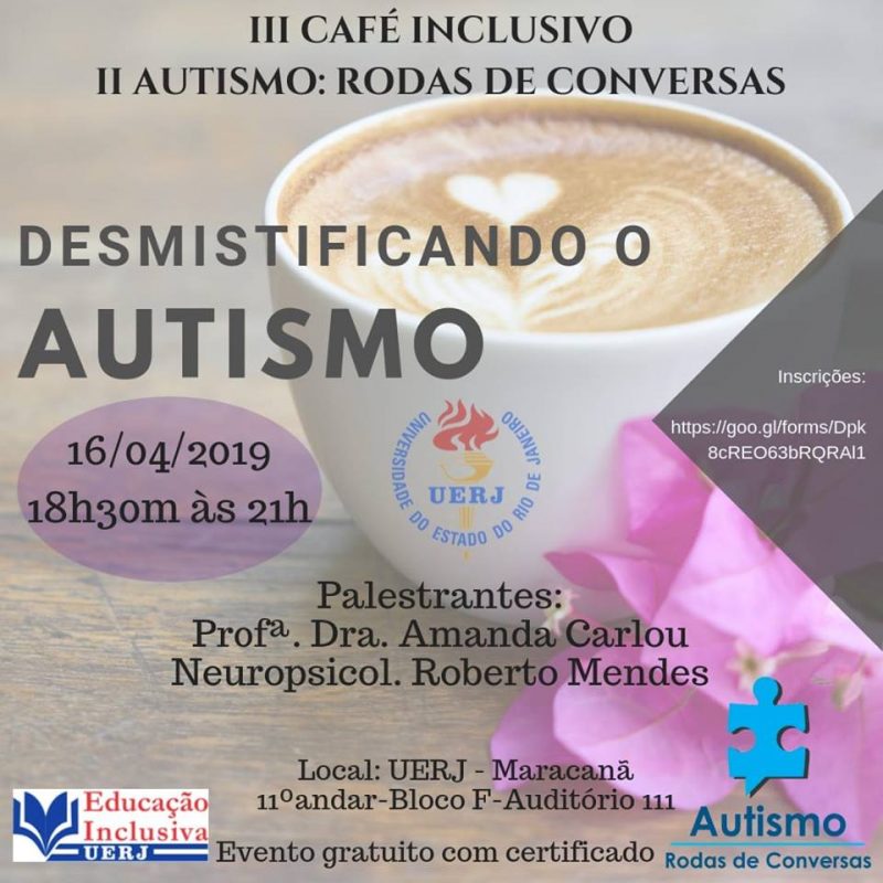 convite evento desmistificando o autismo