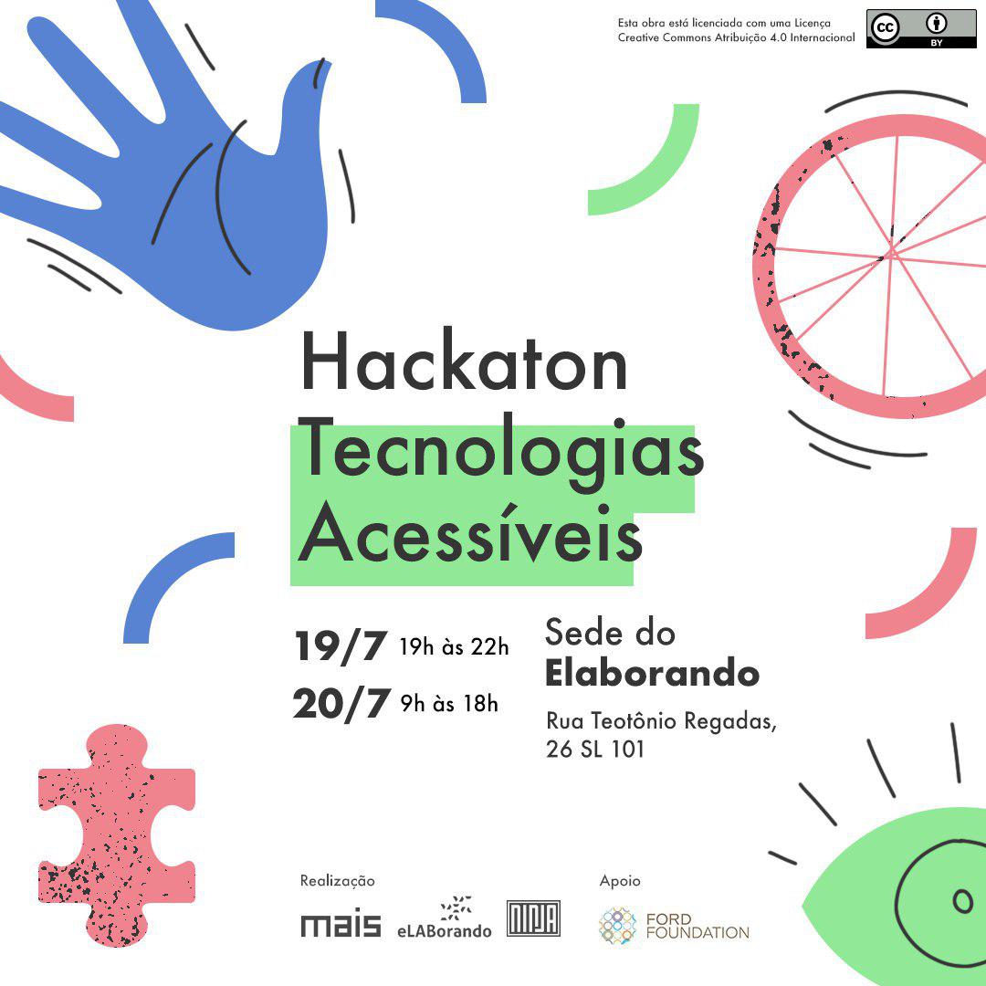 convite Hackaton Tecnologias Acessíveis